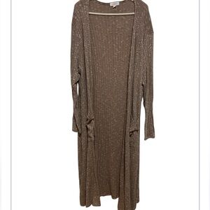 Full Length LulaRoe Cardigan with Pockets Size XL